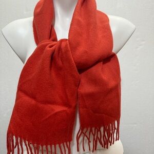 Alpaca 111  100% Baby Alpaca Women's Orange Scarf